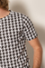 FULL PRINT PIE DE POULE T-SHIRT on internet