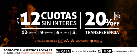 Banner de la categoría ASADORES