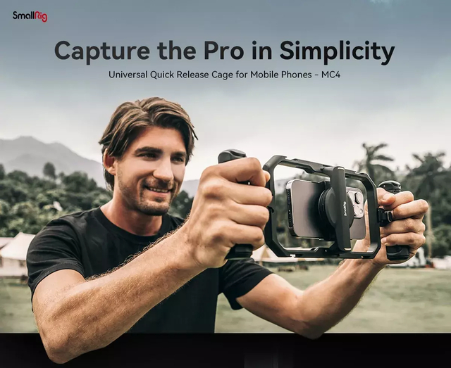 Cage/Gaiola Universal Quick Release Mobile SmallRig MC4 4299 (NÃO ACOMPANHA ALÇAS LATERAIS) - comprar online