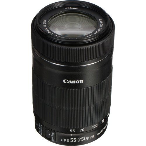 Lente Canon EFS 55-250mm f/4-5.6 IS STM - loja online