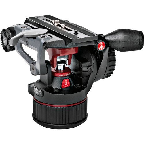 KIT Tripé e Cabeça Manfrotto Nitrotech N8 - MVKN8TWINM (8kg)