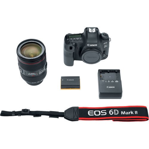 Camera Canon EOS 6D Mark II + EF 24-105mm F4 L IS II USM - comprar online