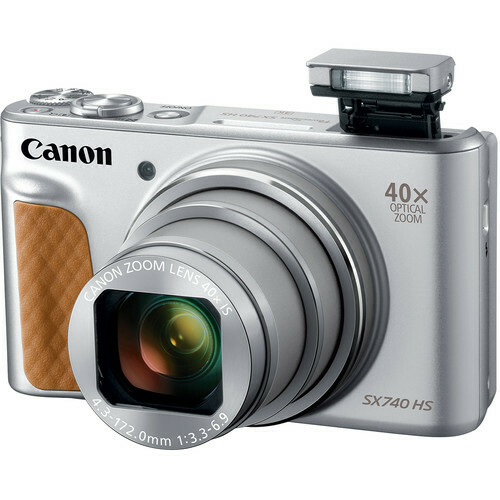 Camera Canon PowerShot SX740 HS (20.3mp / 40x Zoom / 24-960mm - 35mm equiv.) PRATA - comprar online