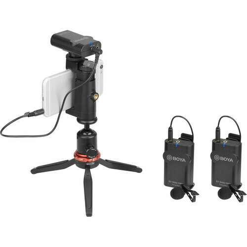 Sistema Microfone Lapela Omnidirecional Sem Fio Digital Duplo - Boya BY-WM4 PRO K2 (2.4Ghz / OLED / TRS 3.5mm) na internet