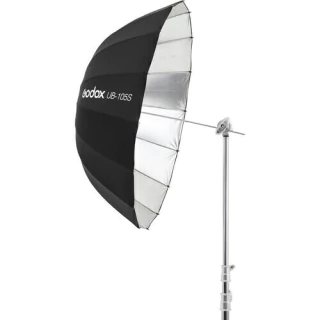 Sombrinha Parabólica Refletora Godox UB-105S (Diametro 105cm - Interior Prata / Silver)