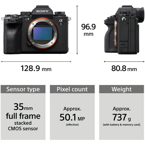 Camera Sony Alpha A1 (corpo) - loja online