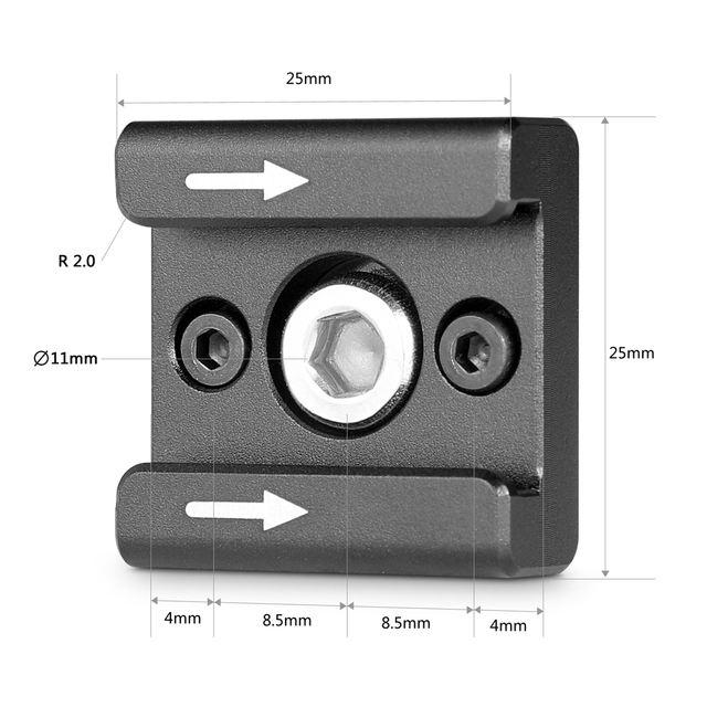 2x Adaptadores Cold Shoe SmallRig 2060 na internet