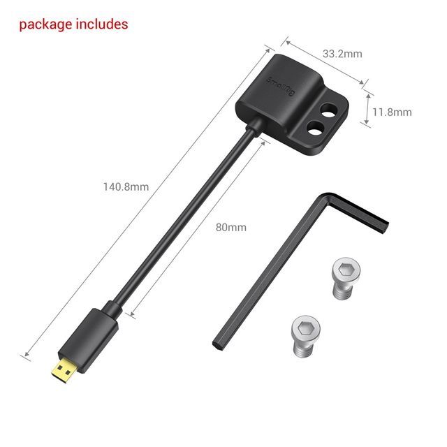 Adaptador Cabo Hdmi Smallrig 3021 (D/A - micro hdmi/hdmi - 4k/60hz) - loja online