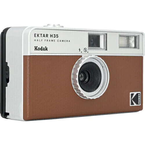Camera de Filme Reutilizável Kodak Ektar H35 Half Frame - Brown (Analógica 35mm c/ Flash) - comprar online