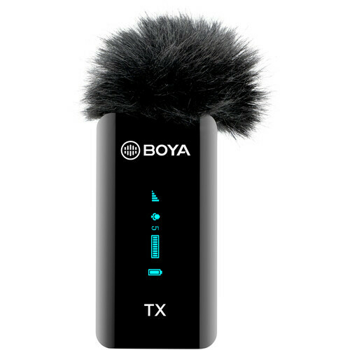 Sistema Microfone Lapela Duplo Sem Fio Digital - Boya BY-XM6-S6 (2.4Ghz / OLED / ANDROID TYP-C) - comprar online