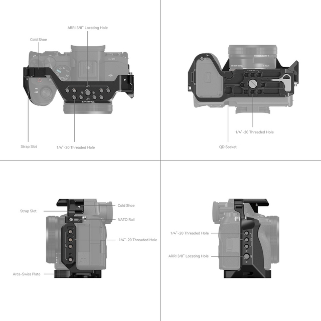 Cage/Gaiola SmallRig 3667 (Sony A7RV/ A7IV / A7S III/ A1 / A7R IV) na internet