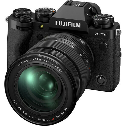 Camera Fujifilm Mirrorless X-T5 Black + XF 16-80mm f4.0 R OIS WR - comprar online