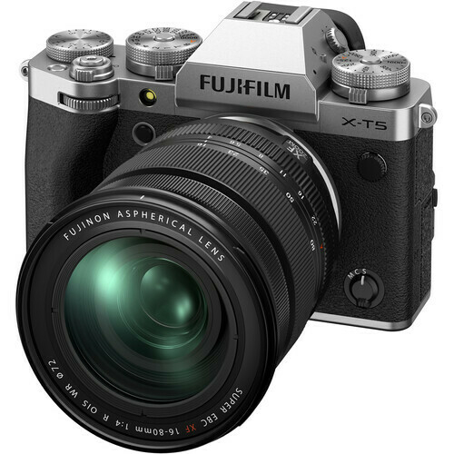 Camera Fujifilm Mirrorless X-T5 Silver+ XF 16-80mm f4.0 R OIS WR - comprar online