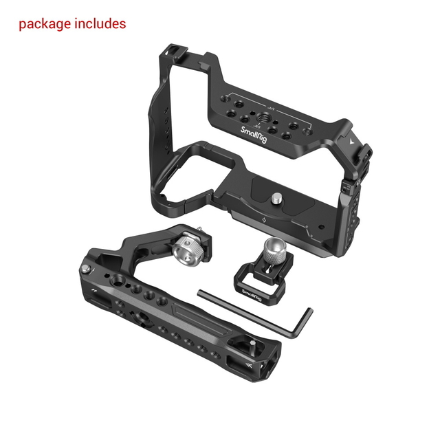 Imagem do Cage/Gaiola SmallRig 3668b + Top Handle Arri 2165c (Sony A7RV / A7IV / A7S III)