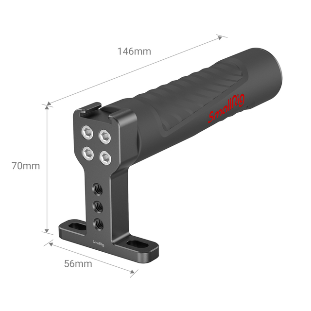 Suporte Superior SmallRig Silicone (Top Handle 1446C - parafuso 1/4") - comprar online