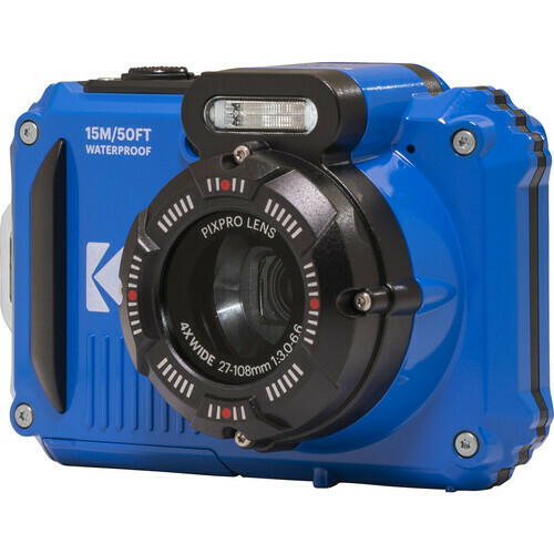 Câmera Digital Compacta PROVA D'ÁGUA Kodak PIXPRO WPZ2 (azul - 15m profundidade) - comprar online