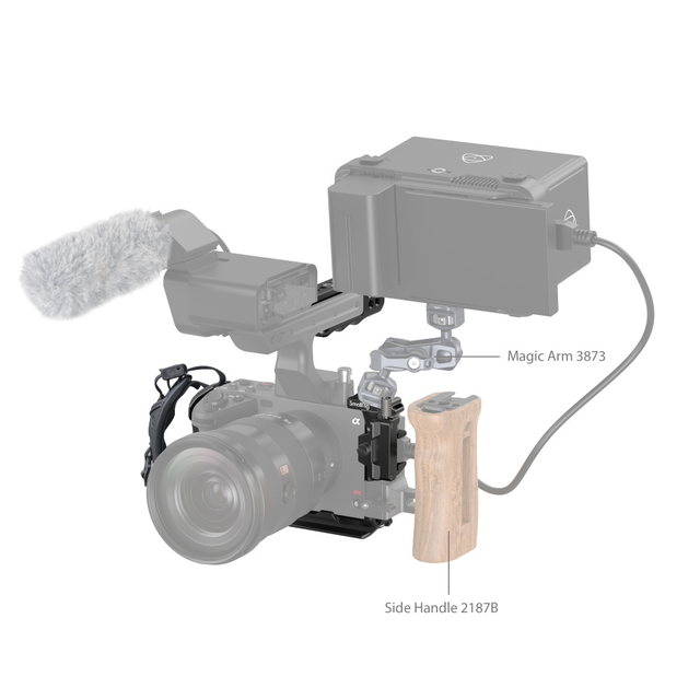Kit Cage/Gaiola SmallRig + Alça de Mão + Extensão XLR 4184 (Sony FX3 / FX30) na internet