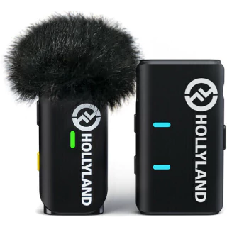 Hollyland LARK M1 SOLO Sistema de microfone sem fio para 1 pessoas (2,4 GHz)