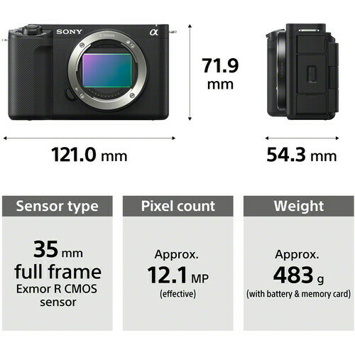 Camera Sony ZV-E1 Mirrorless Full Frame (corpo) - comprar online