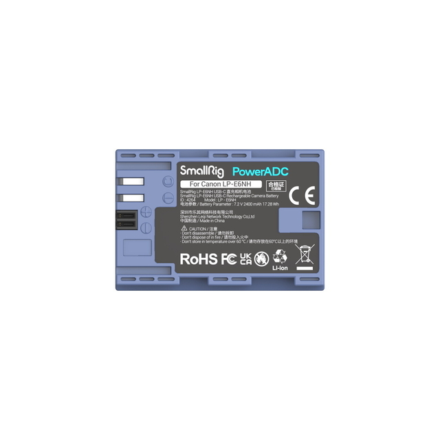 Bateria Recarregavel Usb-C SmallRig LP-E6NH (2400 mAh) 4264 na internet