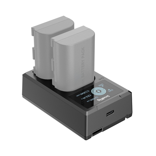 Carregador Duplo LCD SmallRig 4084 (Bateria Canon LP-E6NH) - comprar online