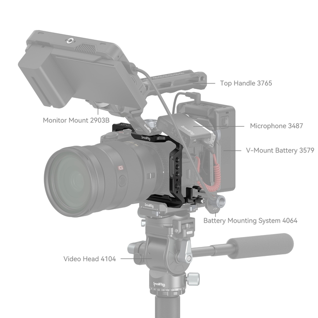 Imagem do Cage/Gaiola SmallRig 4336 (Sony A6700)