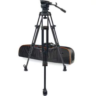 KIT VIDEO - Tripé e Cabeça Fluída E-Image EI-7060AA (8kg / 162cm / Bowl 75mm)