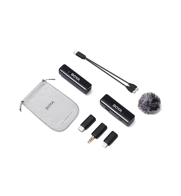 Sistema Microfone Lapela Solo Sem Fio Boya Boyalink A1 2.4Ghz (iphone / android / camera / notebook ) - comprar online