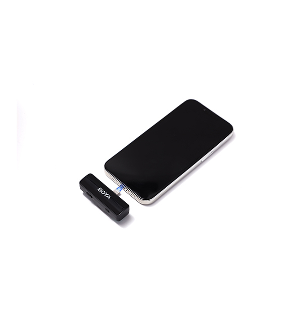 Sistema Microfone Lapela Solo Sem Fio Boya Boyalink A1 2.4Ghz (iphone / android / camera / notebook )