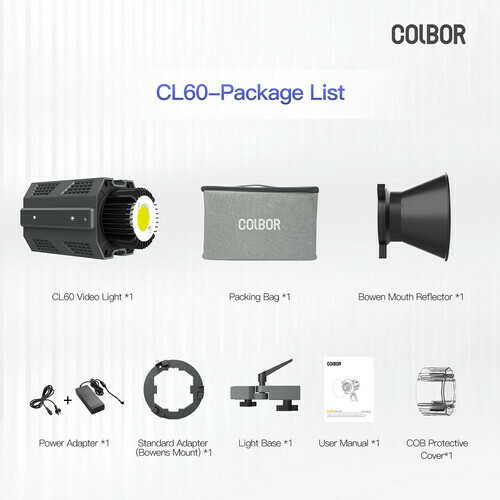 Imagem do Led UltraCompacto Colbor CL60 (65W - Bicolor / 2700-6500K CCT, IRC 97)