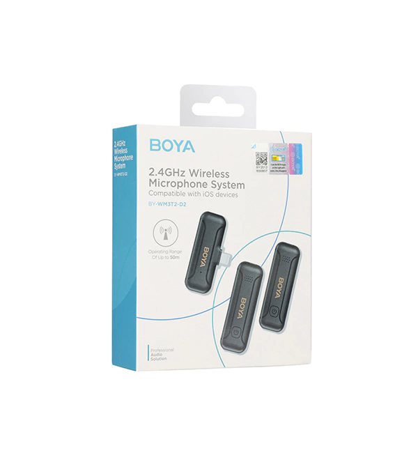 Sistema Microfone Lapela Duplo Sem Fio Boya BY-WM3T2-U2 (2.4Ghz / USB-C) na internet