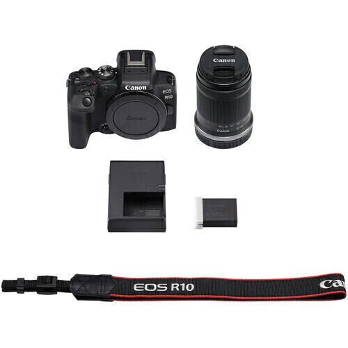 Camera Canon EOS R10 Mirrorless + Lente RF-S 18-150mm f/3.5-6.3 IS STM
