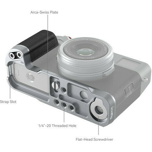 L-Shape Grip SmallRig 4555 Prata (FujiFilm X100VI / X100V) - comprar online