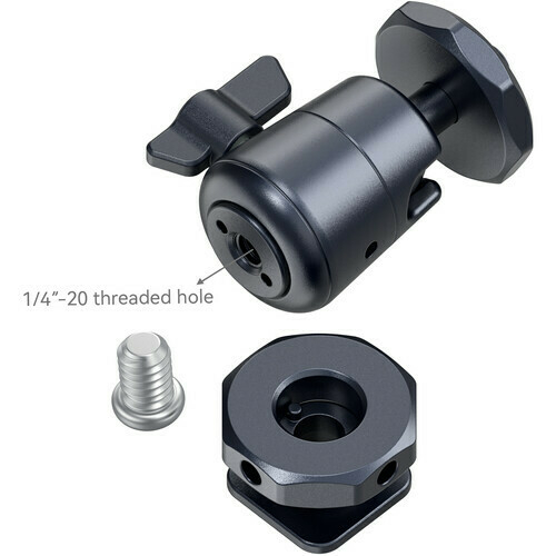 2 unidades - Mini Ball Head SmallRig 2948 - (cold shoe ou parafuso 1/4") - loja online