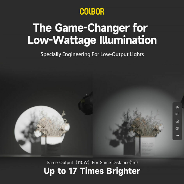Lente de Projeção 20°- Colbor SL20-B ( LED CL60 / CL100X SERIES - Bowens) - CAMERA NINJA • PHOTO VIDEO STORE