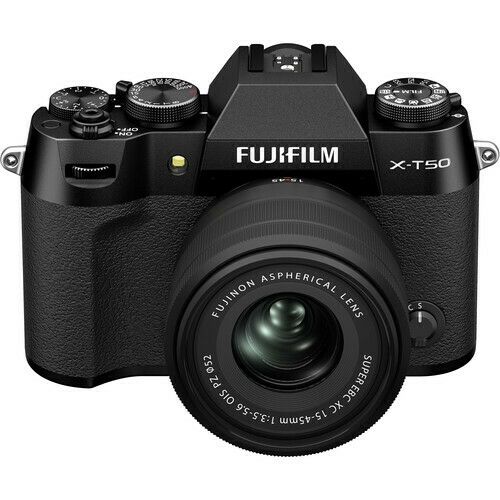 Camera Fujifilm Mirrorless X-T50 Black + XC 15-45mm f/3.5-5.6 OIS PZ - comprar online