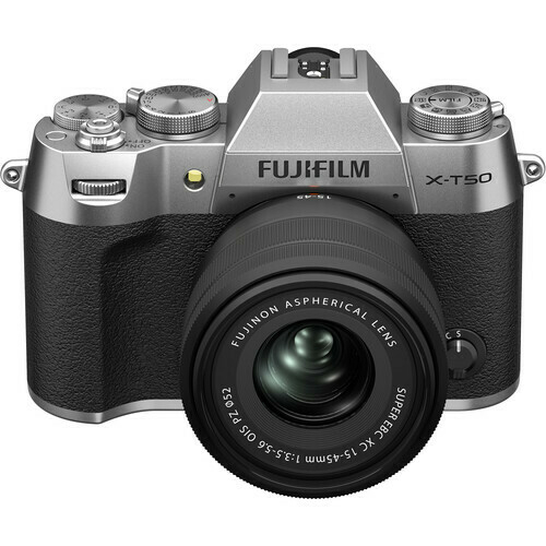 Camera Fujifilm Mirrorless X-T50 Silver + XC 15-45mm f/3.5-5.6 OIS PZ - comprar online