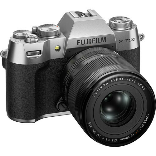 Camera Fujifilm Mirrorless X-T50 Silver + XF 16-50mm F2.8 - 4.8 R LM WR