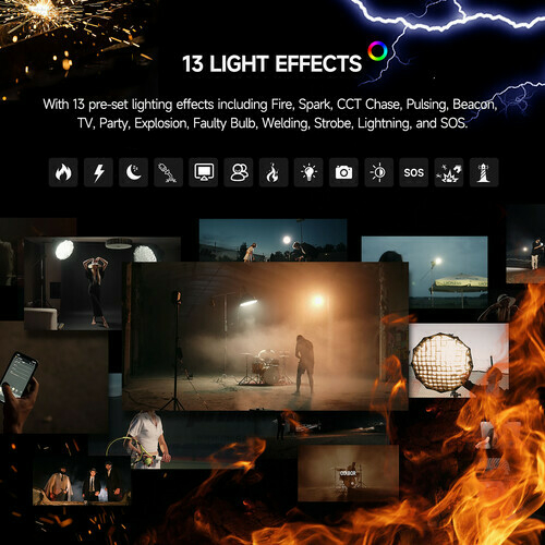 Led Colbor CL120R (120W - 360 RGB / 2700-6500K CCT, CRI 97 | TLCI 98 | TM-30 Rf 95, Rg 102)