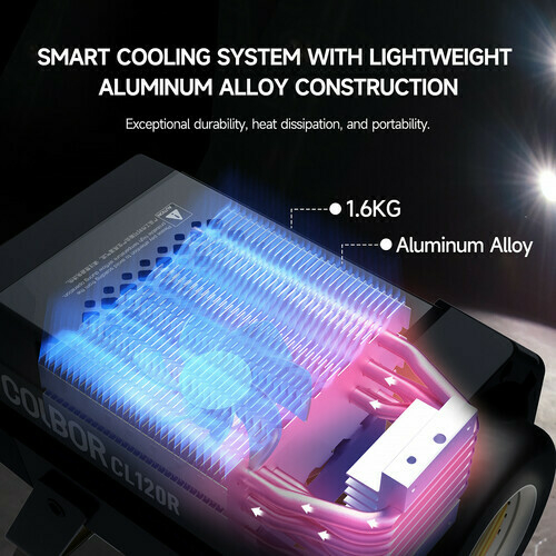 Led Colbor CL120R (120W - 360 RGB / 2700-6500K CCT, CRI 97 | TLCI 98 | TM-30 Rf 95, Rg 102) na internet