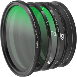 Kit Filtros 5x1 67mm SmallRig 4216 (VND 2-32 - CPL - 1/4 Effect Black Mist)