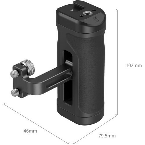Suporte Lateral SmallRig Lightweight Mini Side Handle (4755 - montagem dupla de parafuso 1/4") - CAMERA NINJA • PHOTO VIDEO STORE