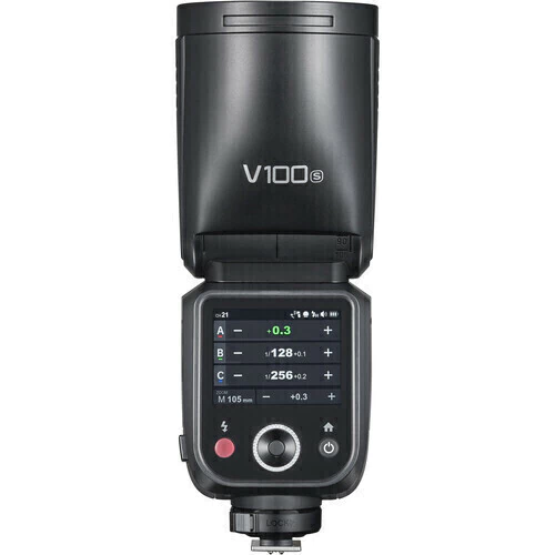 Flash GODOX V100 (100w - TTL Speed Light com Bateria VB30) - CAMERA NINJA • PHOTO VIDEO STORE