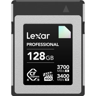 Lexar 128GB Professional CFexpress 4.0 Type B (read 3700 MB/s - write 3400mb/s - Diamond Series) - LCXEXD4128G-RNENG