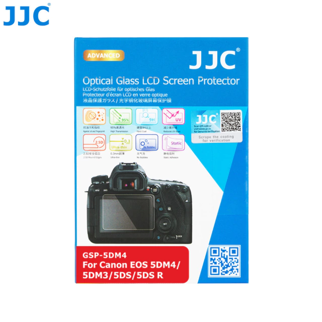 Película Vidro JJC GSP-5DM4 (Canon EOS 5DMKIV / 5DMKIII / 5DS / 5DSR)