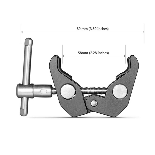 Imagem do Super Clamp SmallRig 2058 (2 und - furo 1/4" e 3/8")