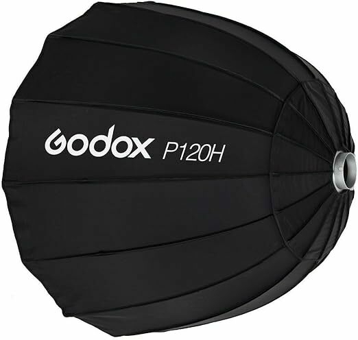 Softbox Parabólico Godox P120H Bowens (com grid) - CAMERA NINJA • PHOTO VIDEO STORE