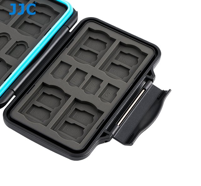 Memory Card Case JJC Portátil- MCR STS27 com Leitor SD/MICROSD USB 3.0 - CAMERA NINJA • PHOTO VIDEO STORE