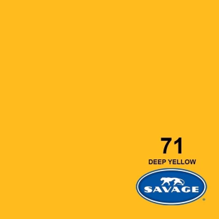 SA 71 Deep Yellow - Fundo Infinito de Papel 2,72 X 11m SAVAGE (importado)