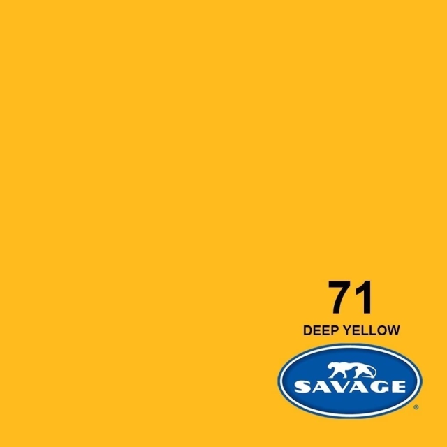 SA 71 Deep Yellow - Fundo Infinito de Papel 2,72 X 11m SAVAGE (importado)